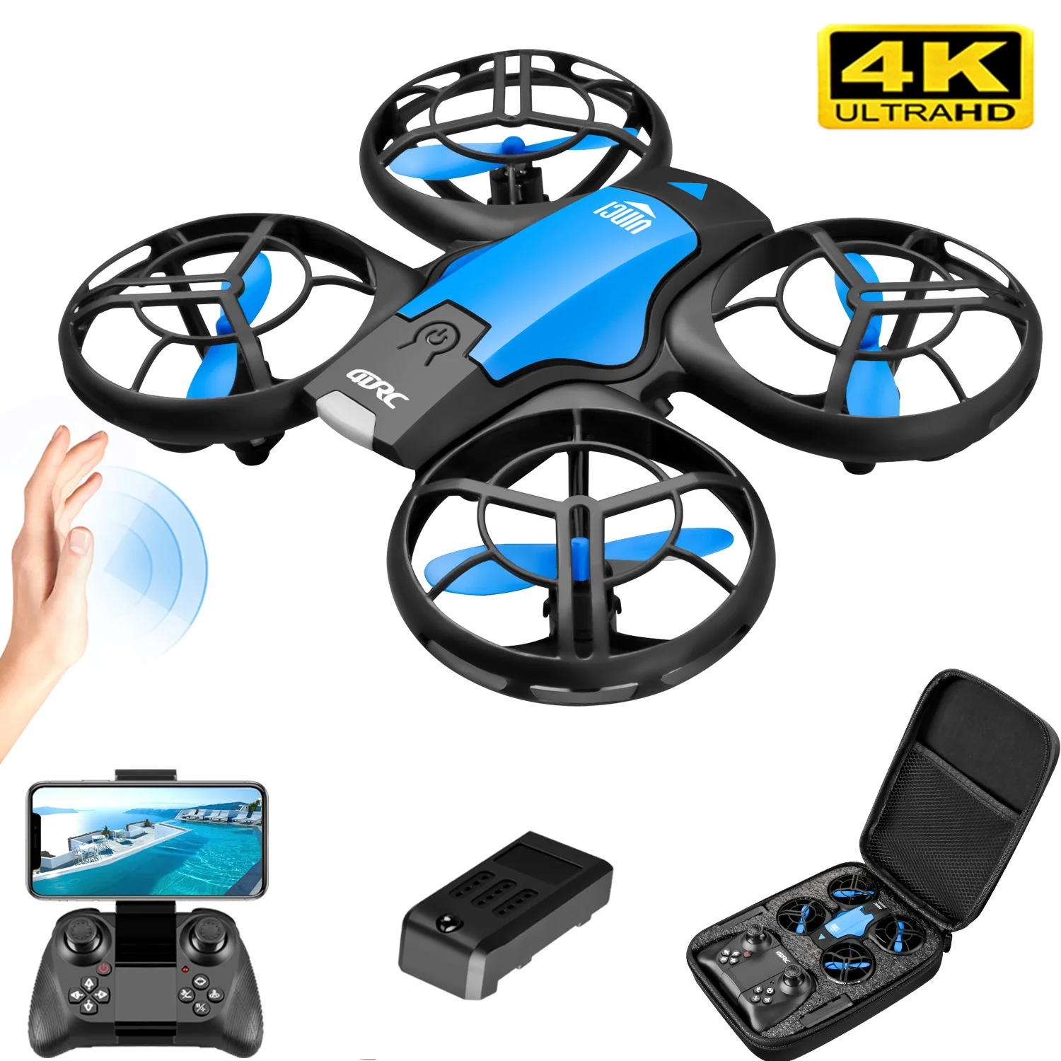 Brushed Drone Motor - V8 New Mini Drone 4K Professional