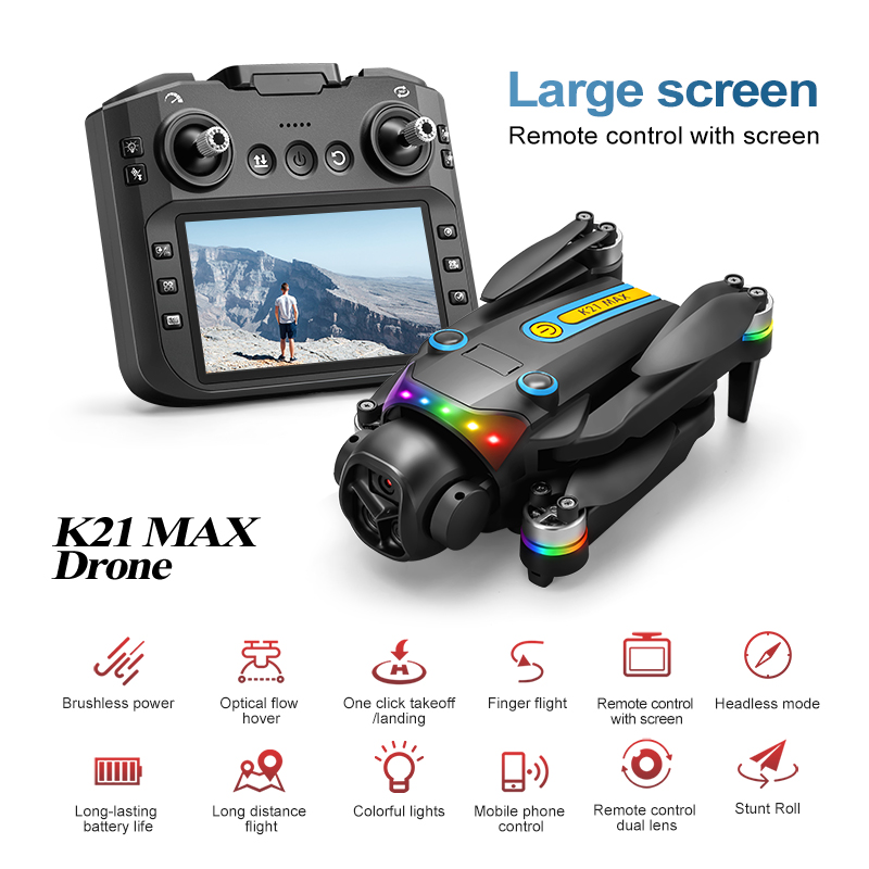 Brushed Drone Motor - Outdoor Aerial Drone Electric Dual Camera