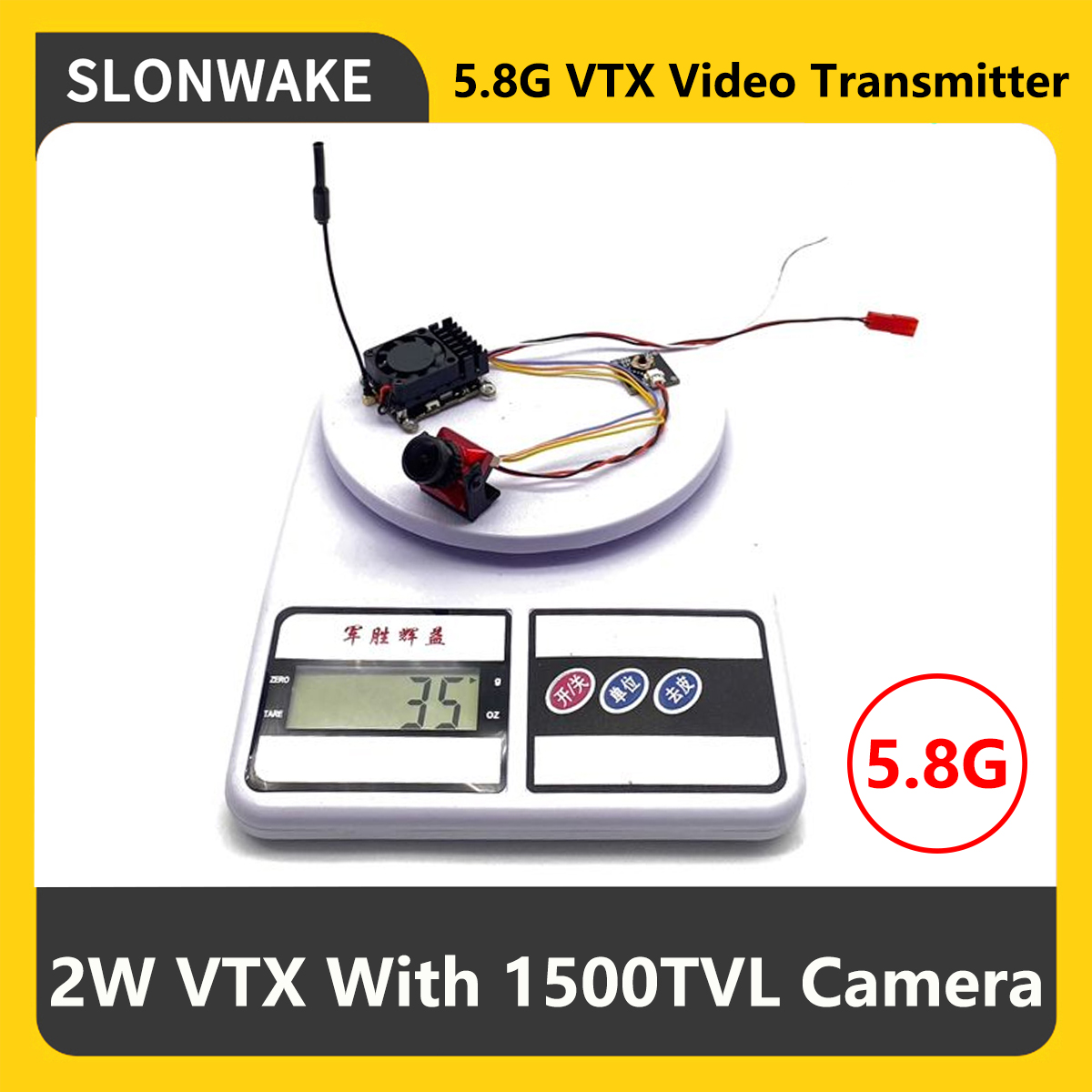 Fpv Camera - SLONWAKE 5.8G 2000mW FPV VTX Transmitter