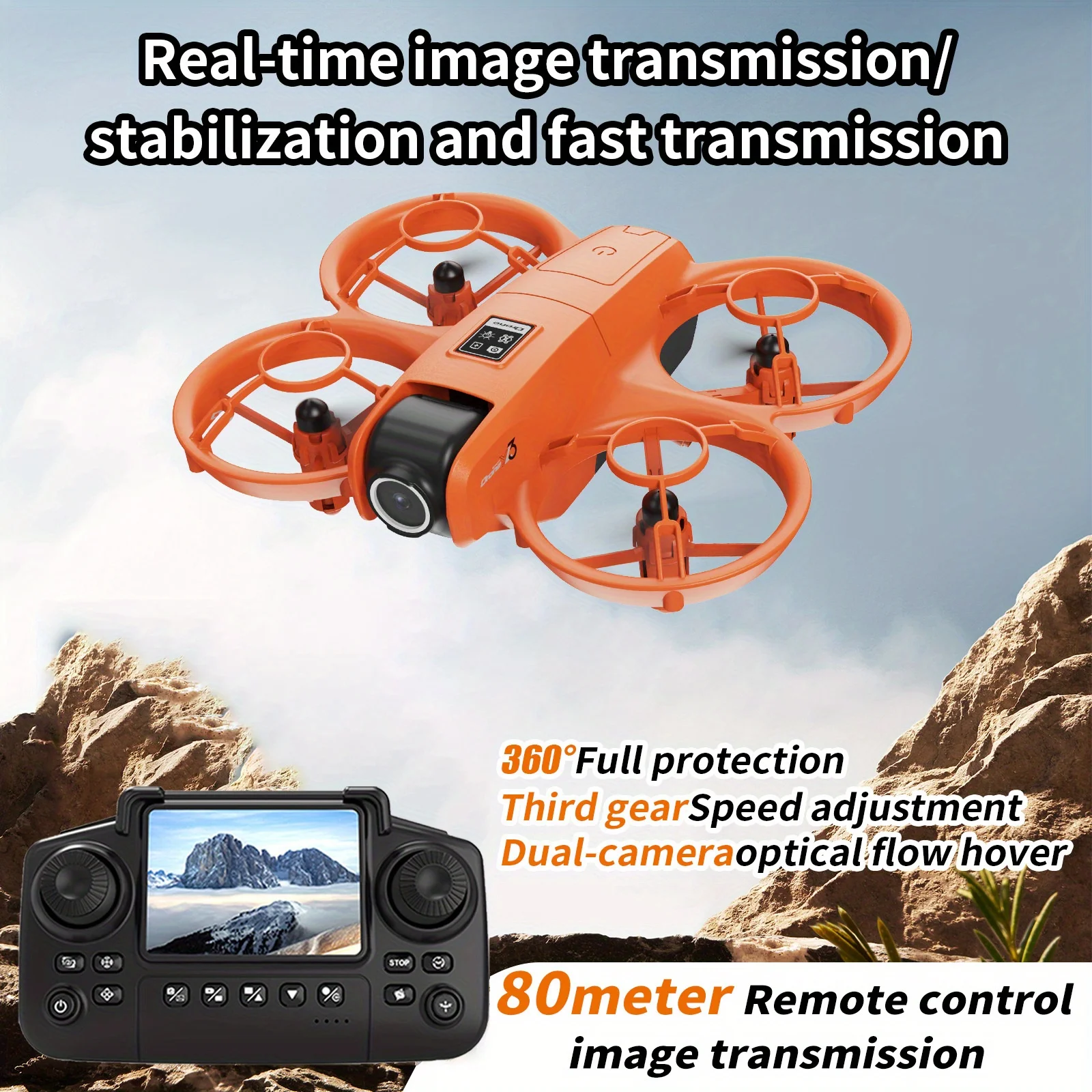 Drone Battery Charger - YL3 Foldable Travel Drone, HD Dual