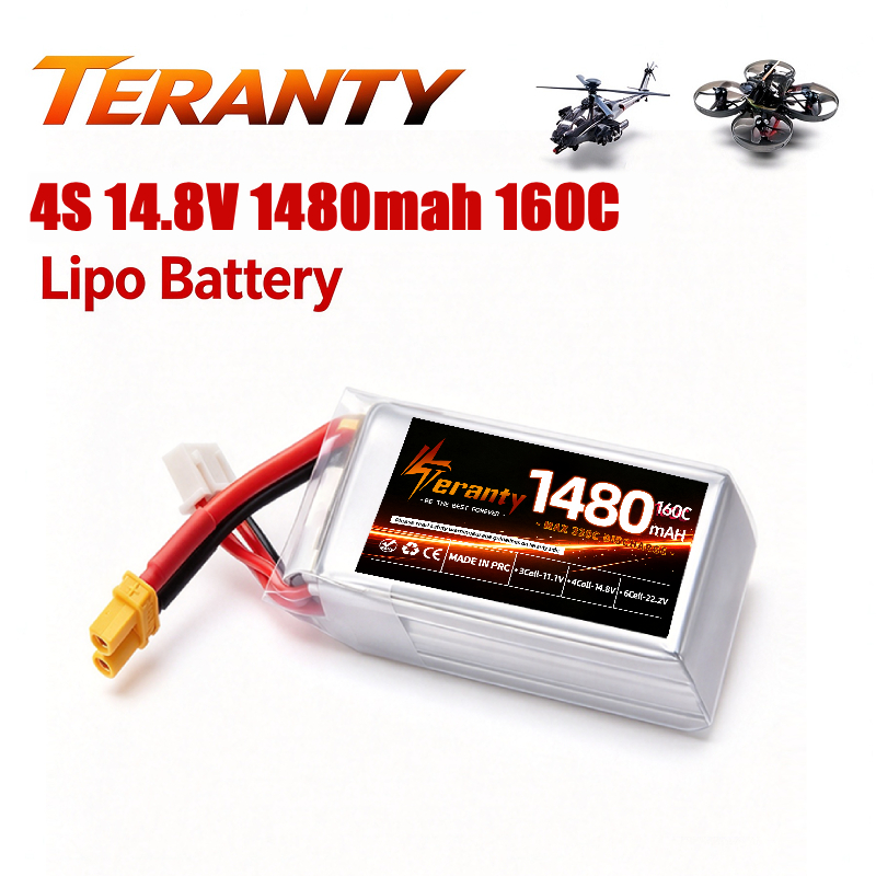 Lipo Battery 4S - TERANTY 4S 14.8V 1480mAh 160C LiPo