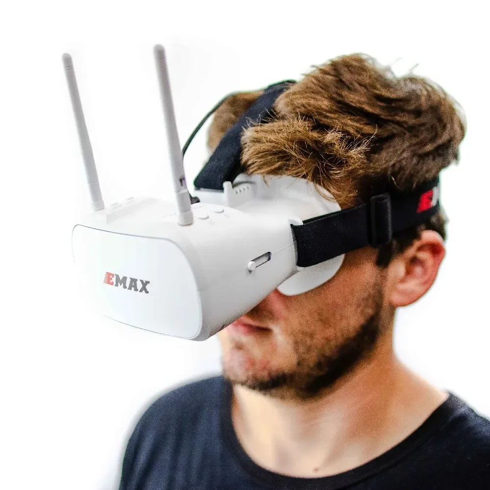 Emax 5.8G 48CH FPV Glasses Tin - Fpv Goggles ulasan dan harga