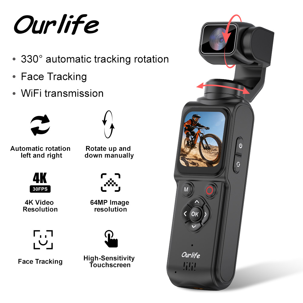 Ourlife 4K Action Camera 330°  - Runcam Camera ulasan dan harga