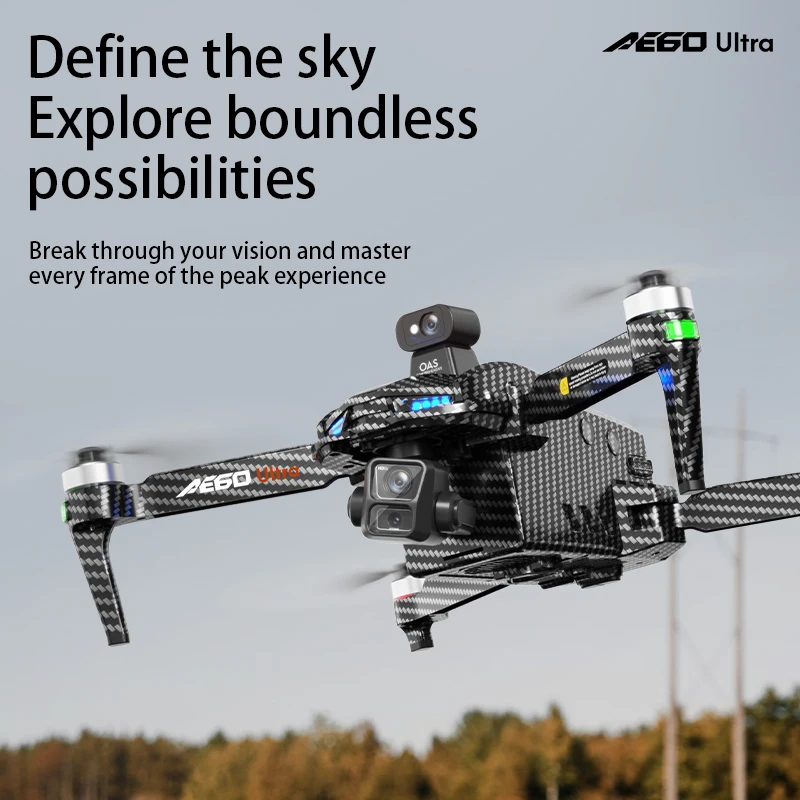 New AE60 RC Dr-one 4K 3-Axis P - Rc Drone ulasan dan harga