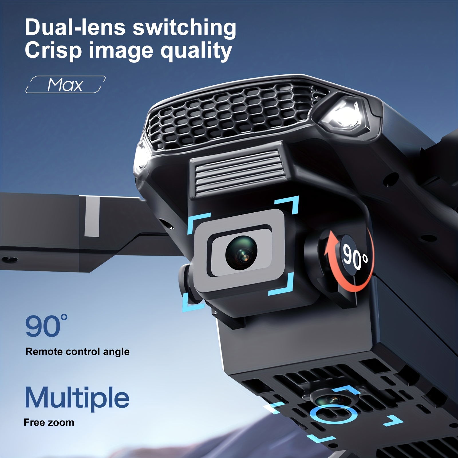2026 Upgraded E88 PRO MAX Fold - Brushed Drone Motor ulasan dan harga