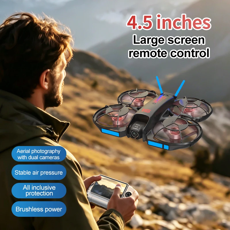 2026 New M15 FPV Drone with Sc - Brushed Drone Motor ulasan dan harga