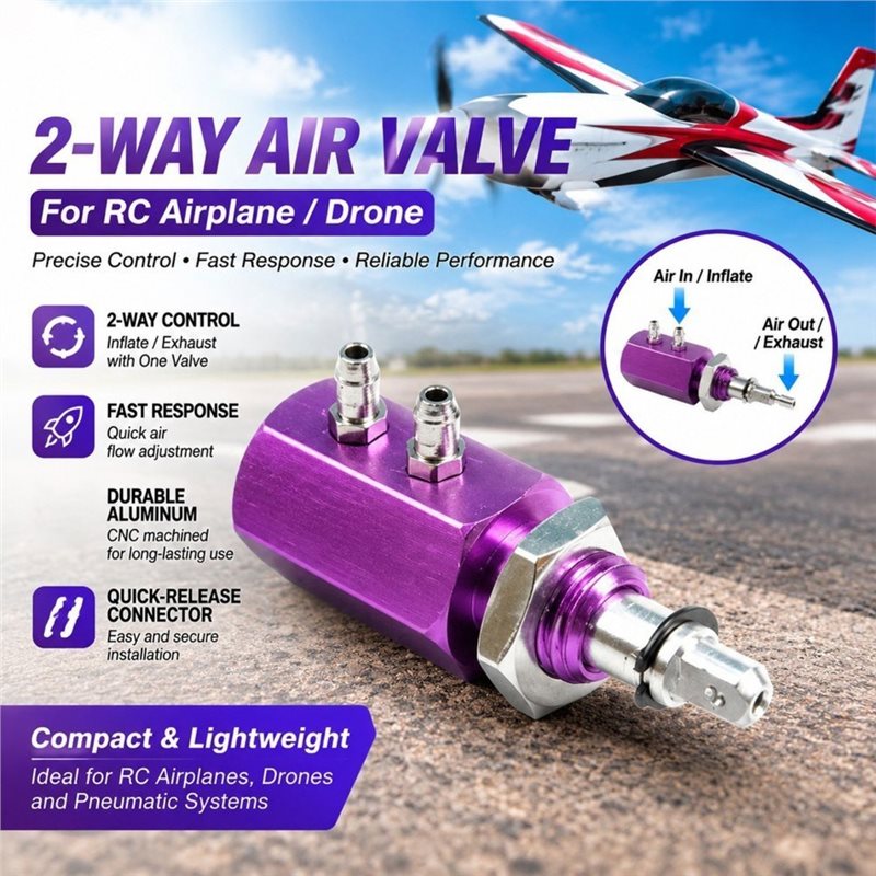 ABLG 2-Way Air Valve For RC Ai - Rc Drone ulasan dan harga