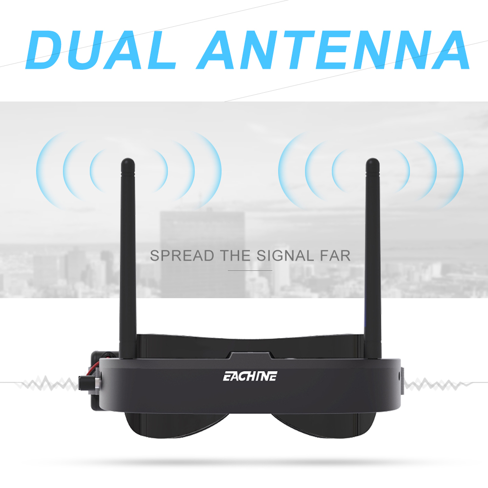 Eachine EV100 720*540 5.8G 72C - Fpv Goggles ulasan dan harga