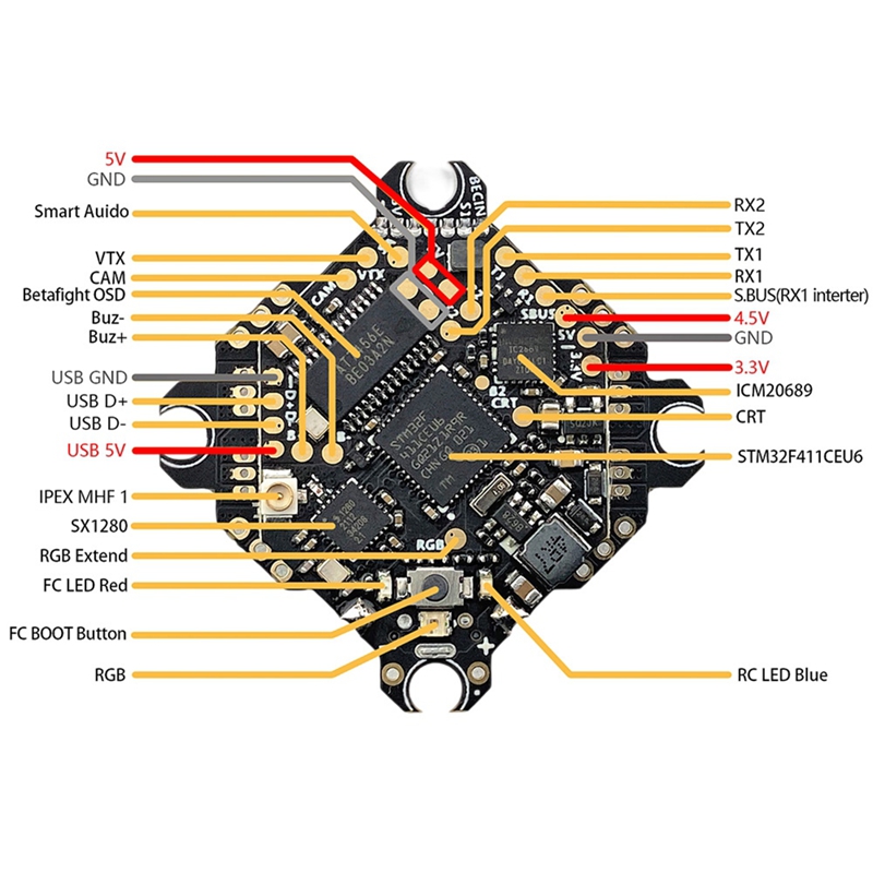 Super Sale FPV F411 ELRS AIO F - Betaflight Fc ulasan dan harga