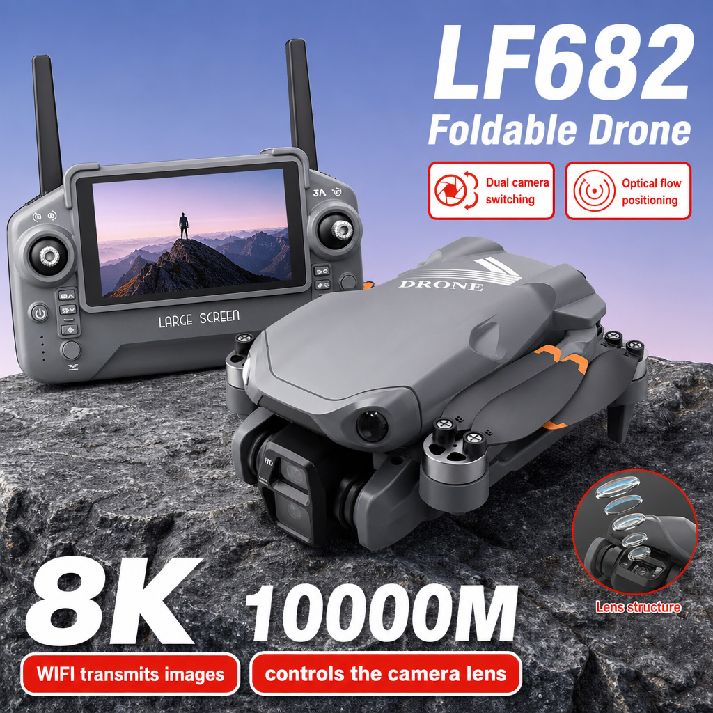 Aerial Photo LF682 Drone 8K HD - Dji Mini Drone ulasan dan harga