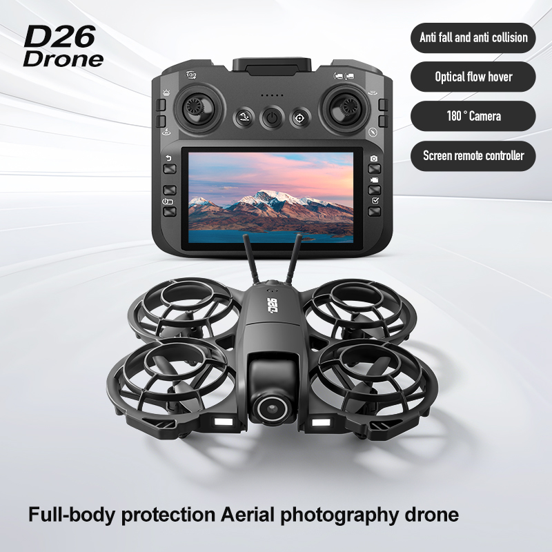 D26 Drone 4K Aerial HD 180° Ca - Drone Battery Charger ulasan dan harga