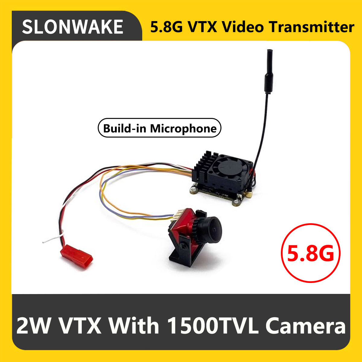 SLONWAKE 5.8G 2000mW FPV VTX T - Fpv Camera ulasan dan harga