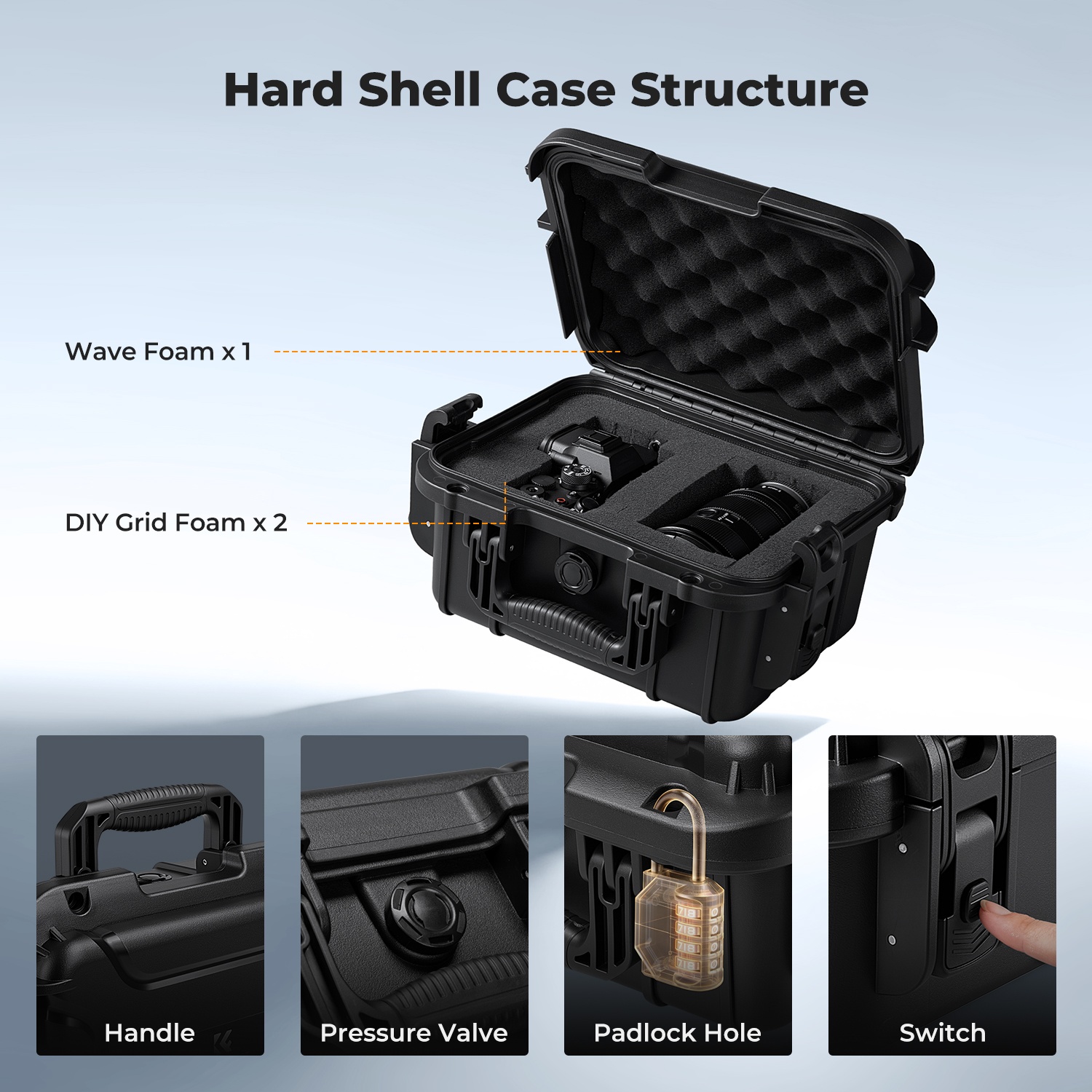 K&F CONCEPT IP67 Waterproof Ca - Dji Drone ulasan dan harga