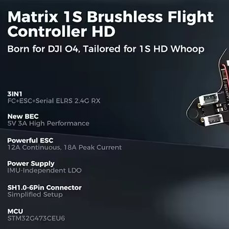 BETAFPV Matrix 1S 3IN1 HD V1.0 - Betaflight Fc ulasan dan harga