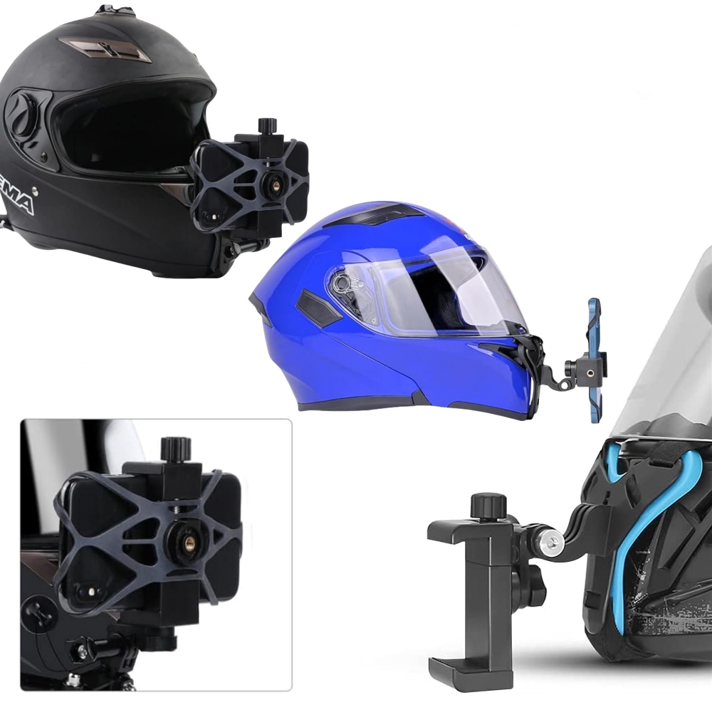 Motorcycle Helmet Phone Stand  - Runcam Camera ulasan dan harga