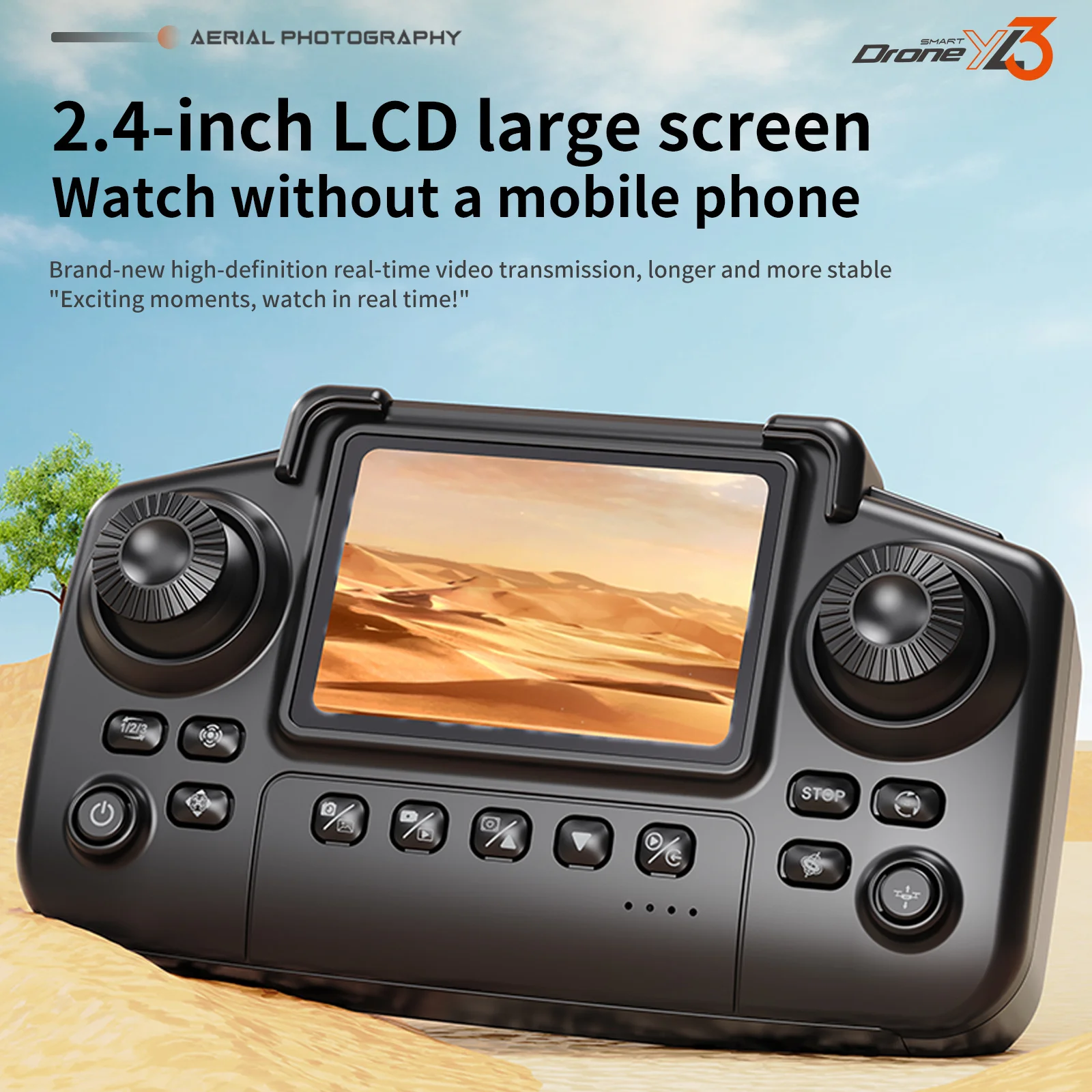 YL3 Foldable Travel Drone, HD  - Drone Battery Charger ulasan dan harga