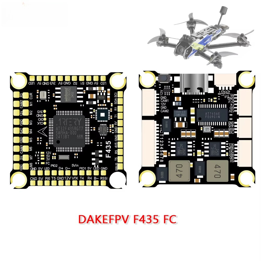 DAKEFPV F435 Flight Controller - Betaflight Fc ulasan dan harga