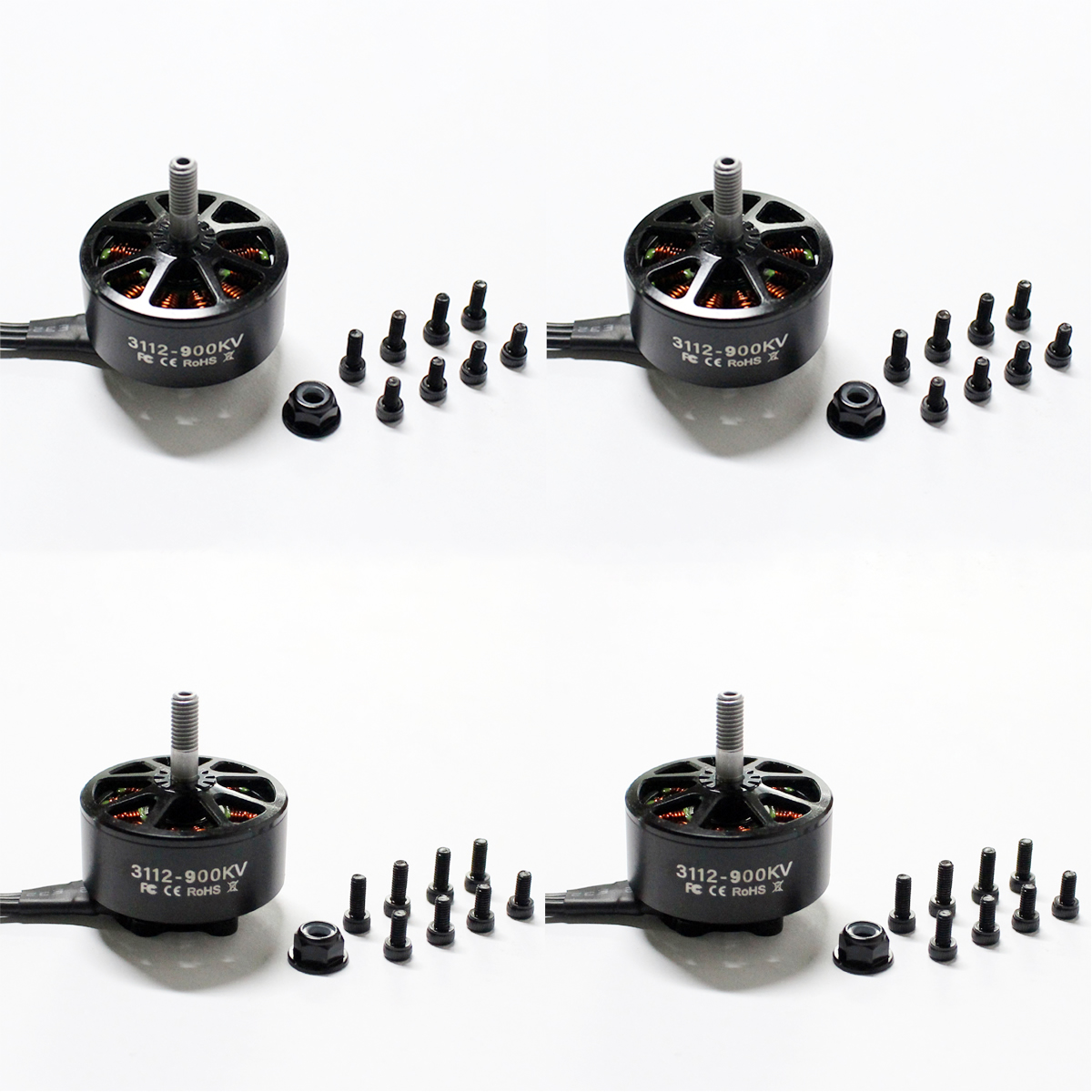 1/4PCS 3112 900KV Brushless Mo - Brushed Drone Motor ulasan dan harga