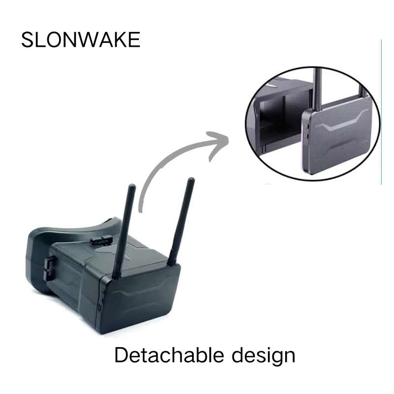 5.8G FPV Goggles 4.3 Inch 480* - Fpv Goggles ulasan dan harga