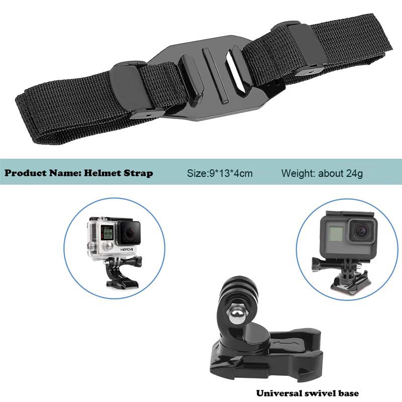 Adjustable Bike Helmet Strap H - Runcam Camera ulasan dan harga