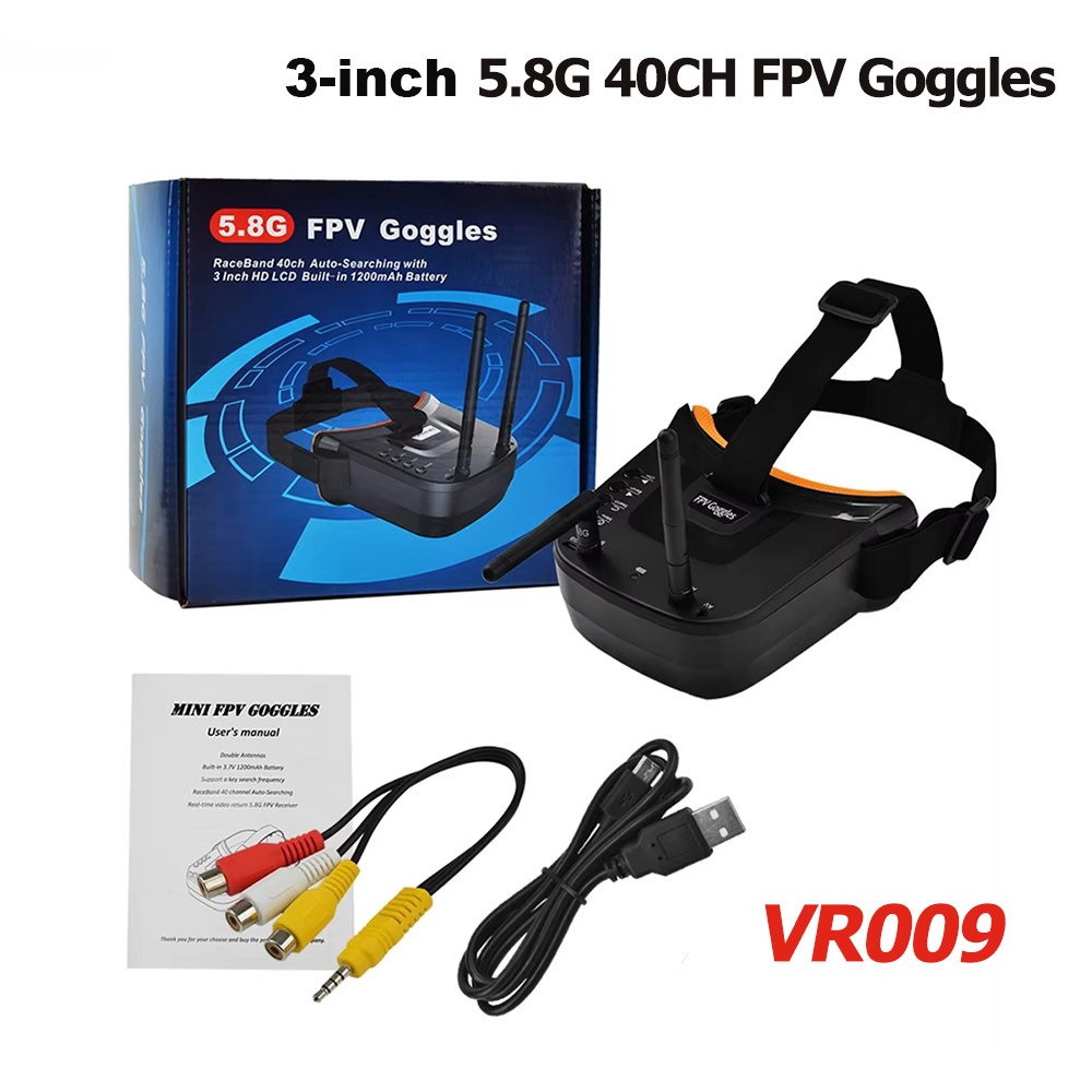 VR009 FPV Video Goggles 3Inch  - Fpv Goggles ulasan dan harga