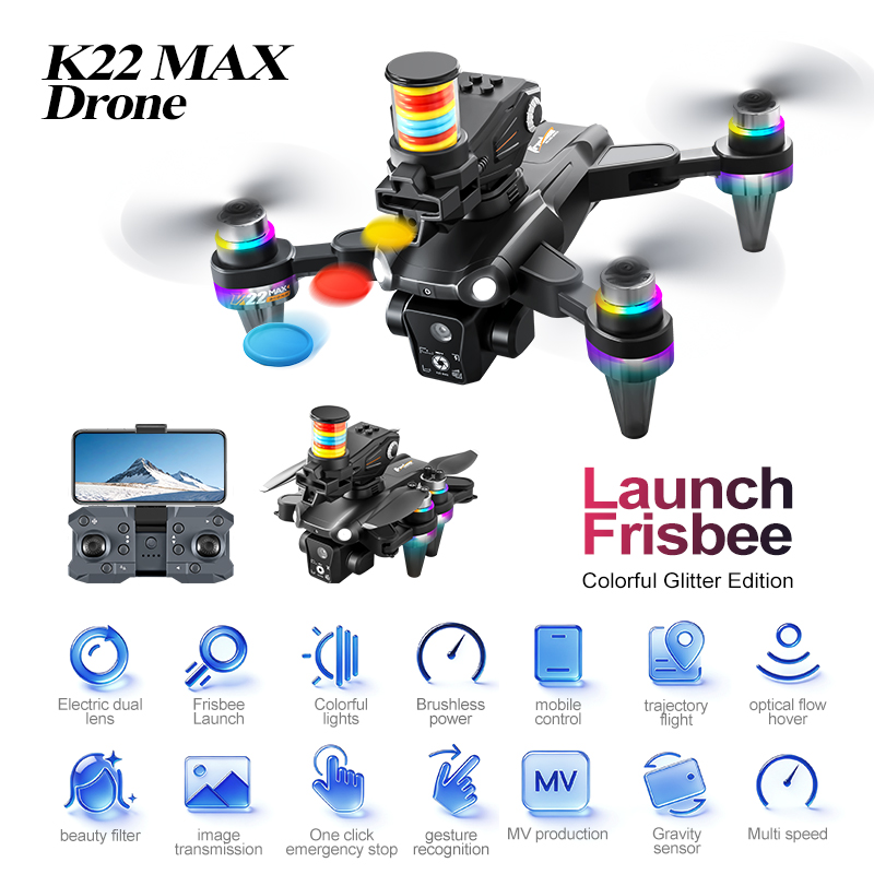 JCMO K22 MAX Frisbee Launch Dr - Brushed Drone Motor ulasan dan harga